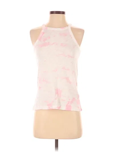Atm Anthony Thomas Melillo Tank Top Pink Halter Neckline Tops