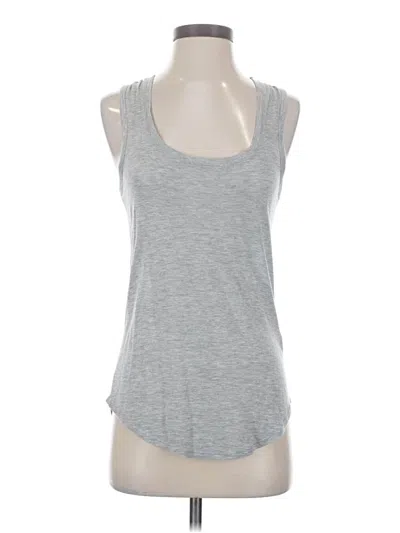 Pre-owned Atm Anthony Thomas Melillo Tank Top Silver Halter Neckline Tops