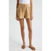 Atm Anthony Thomas Melillo Women's Towel Terry Cargo Shorts In Sand Castle