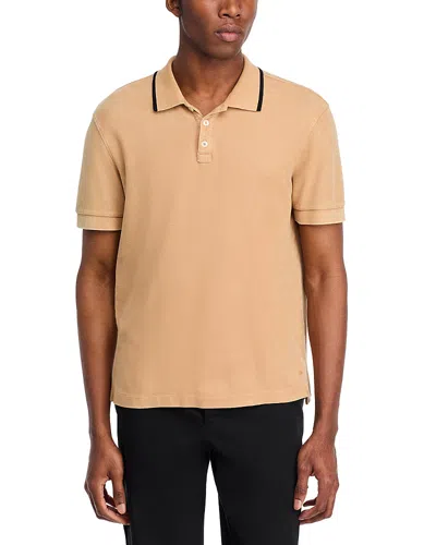 ATM ANTHONY THOMAS MELILLO TIPPED PIQUE POLO SHIRT