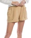 Atm Anthony Thomas Melillo Women's Towel Terry Cargo Shorts In Brown