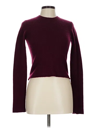 Pre-owned Atm Anthony Thomas Melillo Turtleneck Sweater In Burgundy