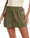 Atm Anthony Thomas Melillo Cotton Twill Cargo Shorts In Army In Multi