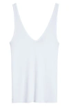 Atm Anthony Thomas Melillo V-neck Tank In White