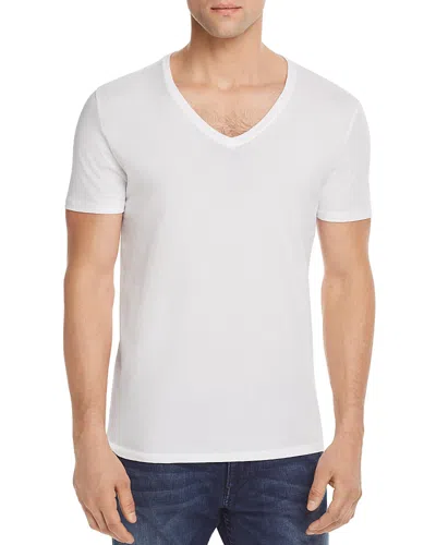 Atm Anthony Thomas Melillo V-neck Tee - Exclusive In White