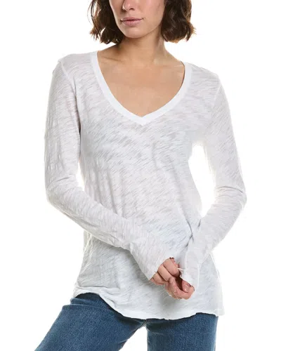 Atm Anthony Thomas Melillo V-neck Slub T-shirt In Multi