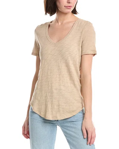 Atm Anthony Thomas Melillo V-neck T-shirt In Neutral