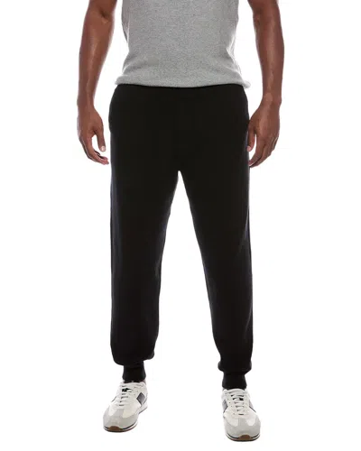 Atm Anthony Thomas Melillo Waffle Cashmere-blend Pant In Black