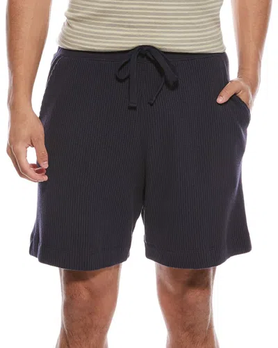 Atm Anthony Thomas Melillo Waffle Pull-on Short In Blue