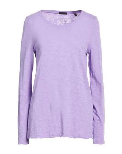 Atm Anthony Thomas Melillo Woman T-shirt Mauve Size M Cotton In Purple