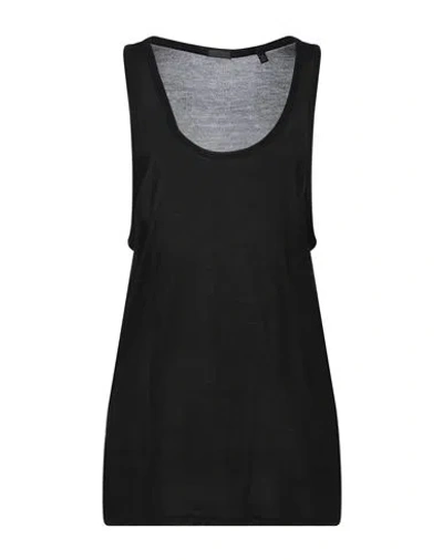 Atm Anthony Thomas Melillo Woman Tank Top Black Size L Modal
