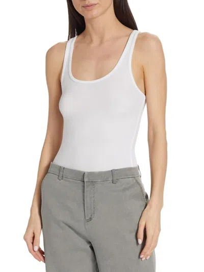 Atm Anthony Thomas Melillo Women's Boy Rib-knit Tank In White