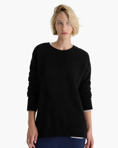 Atm Anthony Thomas Melillo Women's Cashmere Crew Neck Sweater In Black
