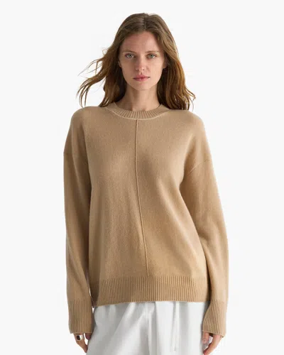 Atm Anthony Thomas Melillo Women's Cashmere Crew Neck Sweater In Brown