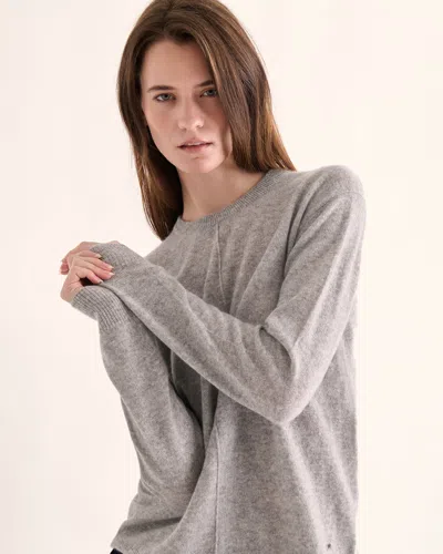 Atm Anthony Thomas Melillo Women's Cashmere Crew Neck Sweater In Gray