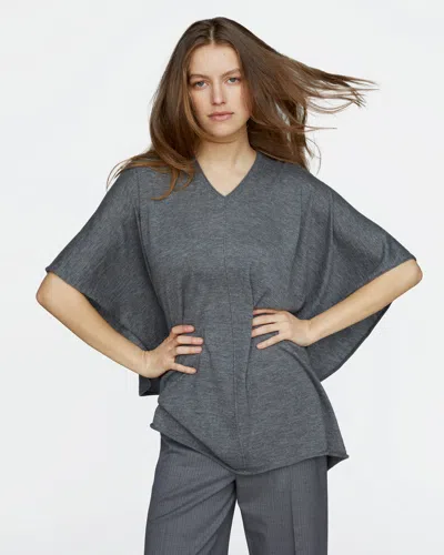 Atm Anthony Thomas Melillo Women's Cashmere Poncho Top In Gray