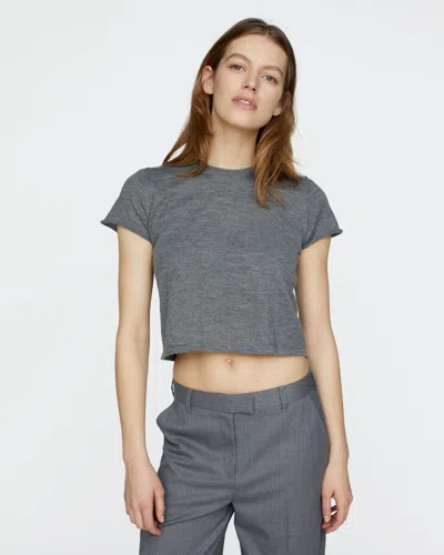 Atm Anthony Thomas Melillo Women's Cashmere Pre-school Boy T-shirt In Gray
