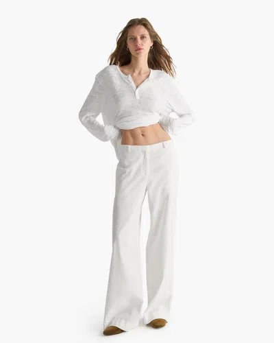 Atm Anthony Thomas Melillo Women's Corduroy Leigh Pant In White