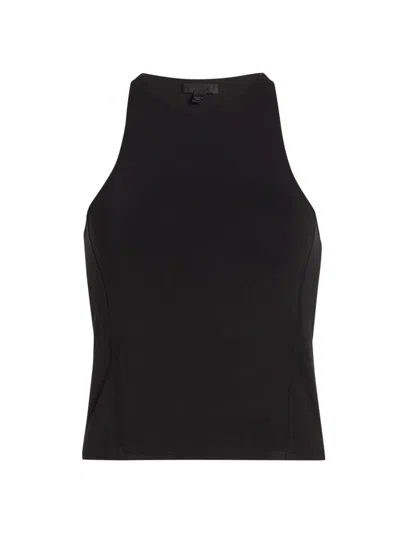 Atm Anthony Thomas Melillo Women's Cotton-blend Racerback Top In Black
