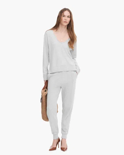 Atm Anthony Thomas Melillo Women's Cotton Cashmere Boxy V-neck Sweater In Multi