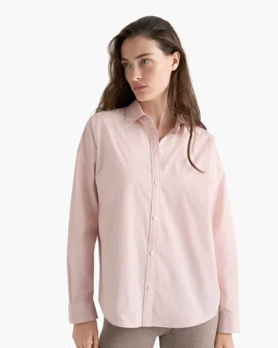 Atm Anthony Thomas Melillo Women's Cotton Poplin Boyfriend Shirt In Pink