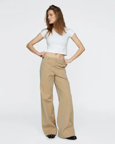 Atm Anthony Thomas Melillo Women's Cotton Twill Leigh Pant In Brown