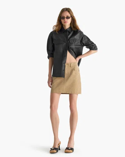 Atm Anthony Thomas Melillo Women's Cotton Twill Pencil Skirt In Black