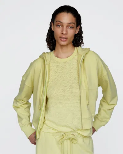 Atm Anthony Thomas Melillo Women's French Terry Zip-up Hoodie Cotton In Green