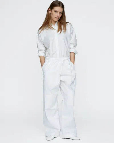 Atm Anthony Thomas Melillo Women's Judo Pants Cotton In White