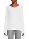 Atm Anthony Thomas Melillo Women's Long Sleeve Tshirt In White