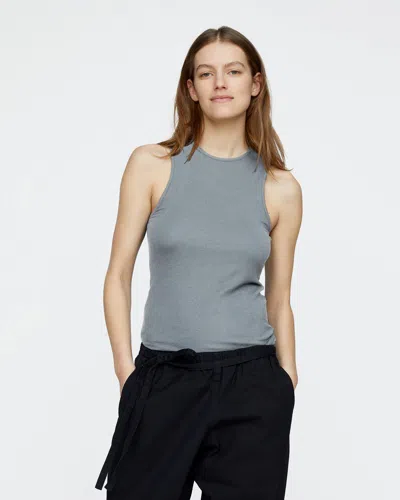 Atm Anthony Thomas Melillo Women's Modal Rib Racer Tank Top In Gray
