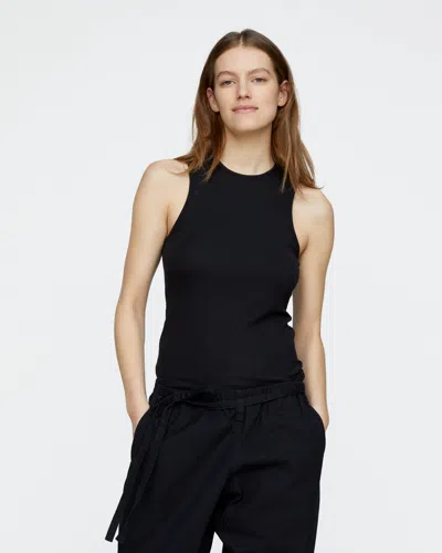 Atm Anthony Thomas Melillo Women's Modal Rib Racer Tank Top In Black