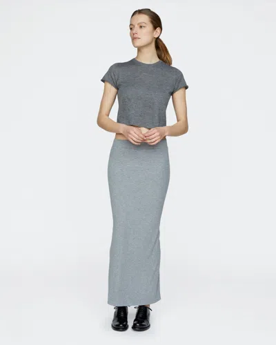 Atm Anthony Thomas Melillo Women's Modal Rib Skirt In Gray