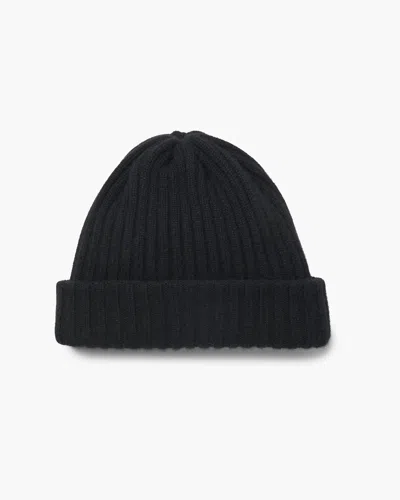 Atm Anthony Thomas Melillo Women's Plaited Ribbed Beanie Cashmere In Black