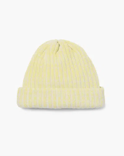 Atm Anthony Thomas Melillo Women's Plaited Ribbed Cashmere Beanie In Yellow