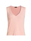 Atm Anthony Thomas Melillo Women's Rib-knit Cotton Muscle Tank In Cherry Blossom