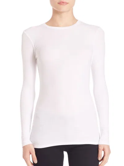 Atm Anthony Thomas Melillo Women's Rib-knit Top In White