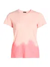 ATM ANTHONY THOMAS MELILLO WOMEN'S SCHOOLBOY SLUB DIP-DYE T-SHIRT