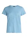 Atm Anthony Thomas Melillo Women's Schoolboy Slub Jersey T-shirt In Summer Sky