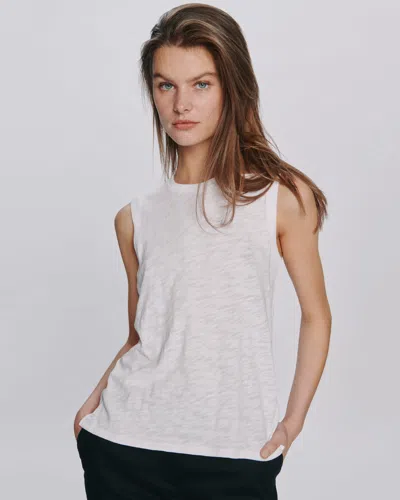 Atm Anthony Thomas Melillo Women's Slub Jersey Sleeveless Schoolboy T-shirt