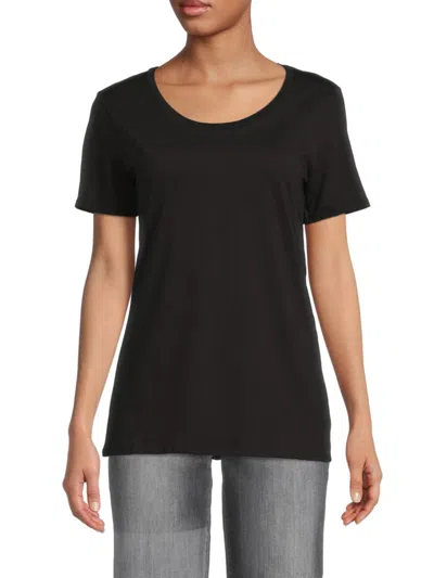 Atm Anthony Thomas Melillo Women's Solid-hued T-shirt In Black