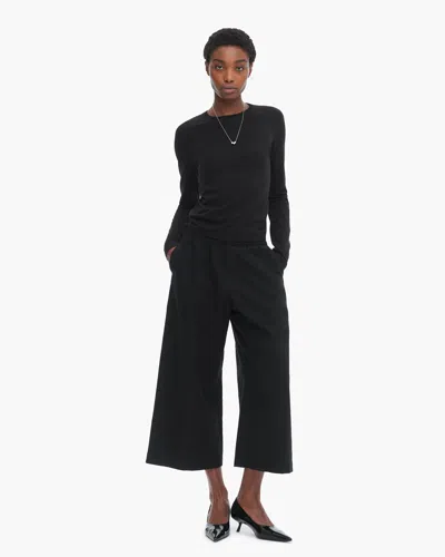 Atm Anthony Thomas Melillo Women's Stretch Cotton Long Sleeve Baby T-shirt In Black