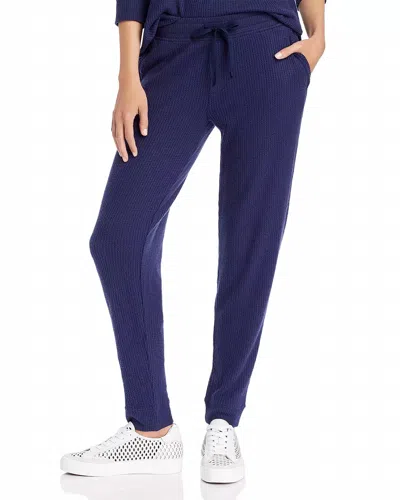 Atm Anthony Thomas Melillo Women's Waffle Knit Jogger In Navy In Blue