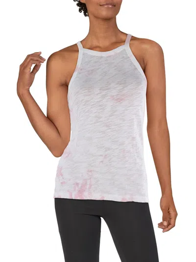 Atm Anthony Thomas Melillo Womens Cotton Slub Tank Top In Pink