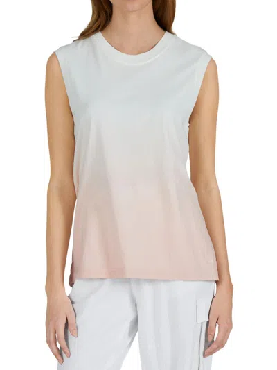 Atm Anthony Thomas Melillo Womens Crewneck Muscle Tank Top In Multi