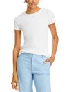 Atm Anthony Thomas Melillo Womens Crewneck Short Sleeve Pullover Top In White