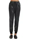 ATM ANTHONY THOMAS MELILLO WOMENS FAUX LEATHER HIGH RISE JOGGER PANTS