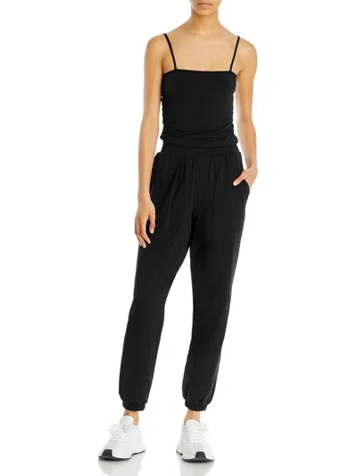 Atm Anthony Thomas Melillo Stretch-pima Cotton-jersey Jumpsuit In Black