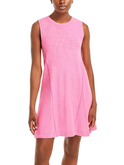 Atm Anthony Thomas Melillo Womens Sleeveless Short Mini Dress In Pink