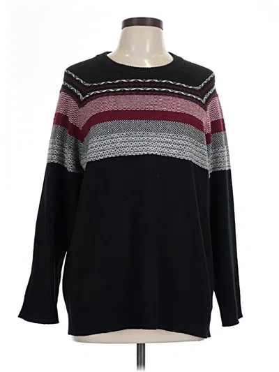 Pre-owned Atm Anthony Thomas Melillo Wool Pullover Sweater In Black